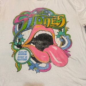 The Rolling Stones White Graphic Tee
